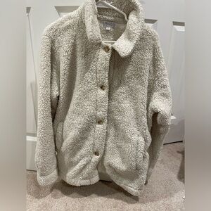 Sherpa Button Up Jacket